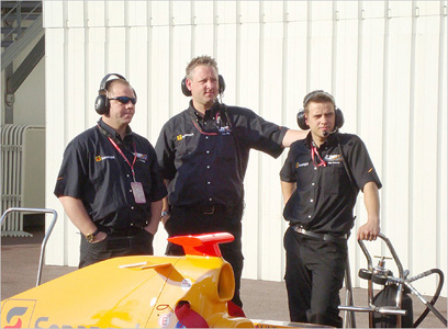 Ultimate Team Owner Barry Walsh and Matt Roberts, car 28's No.1 Technician. Both extremely special guys.